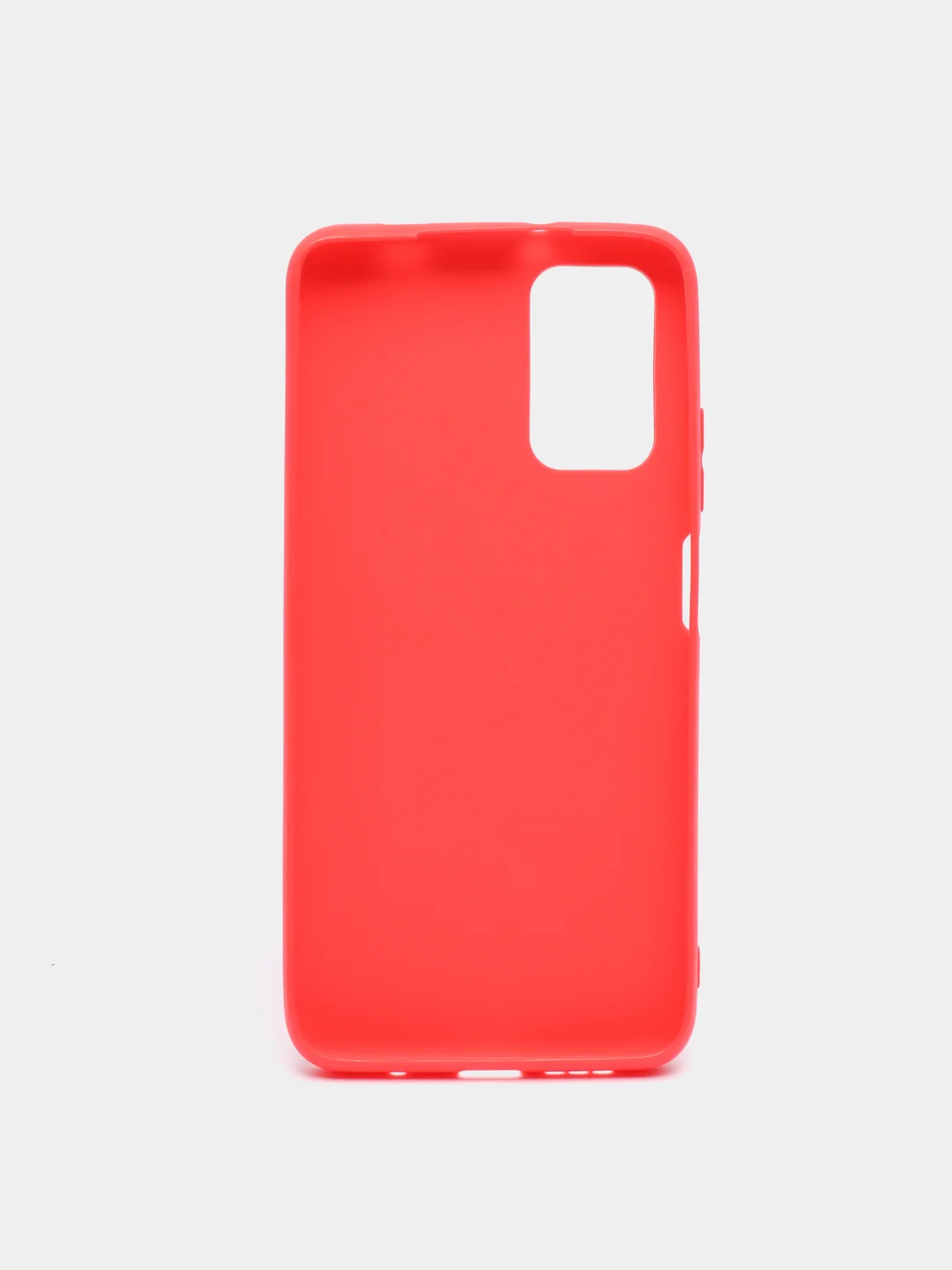 Красный чехол силиконовый матовый для Xiaomi Pocofone Poco M3
