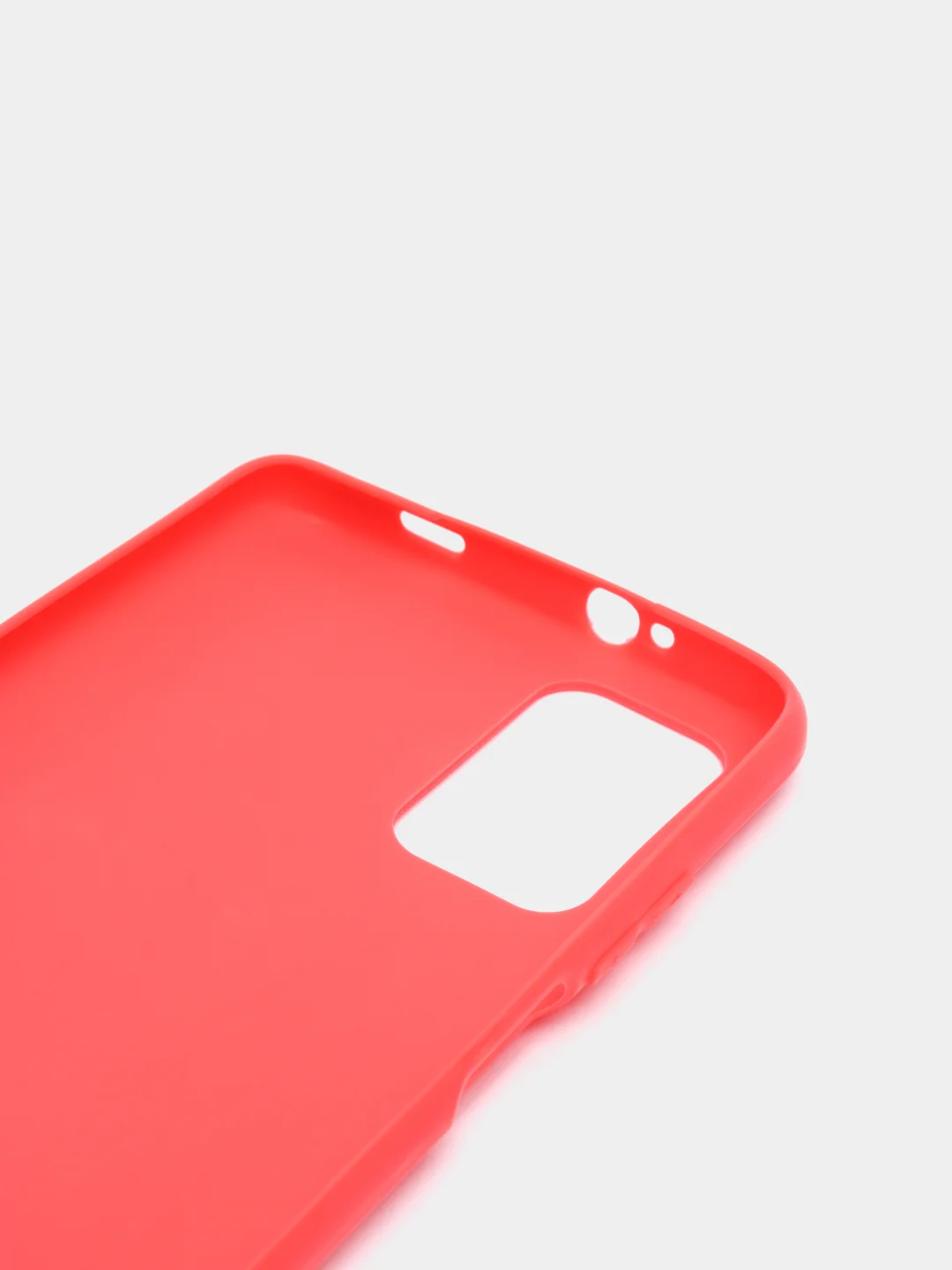 Красный чехол силиконовый матовый для Xiaomi Pocofone Poco M3