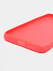 Красный чехол силиконовый матовый для Xiaomi Pocofone Poco M3