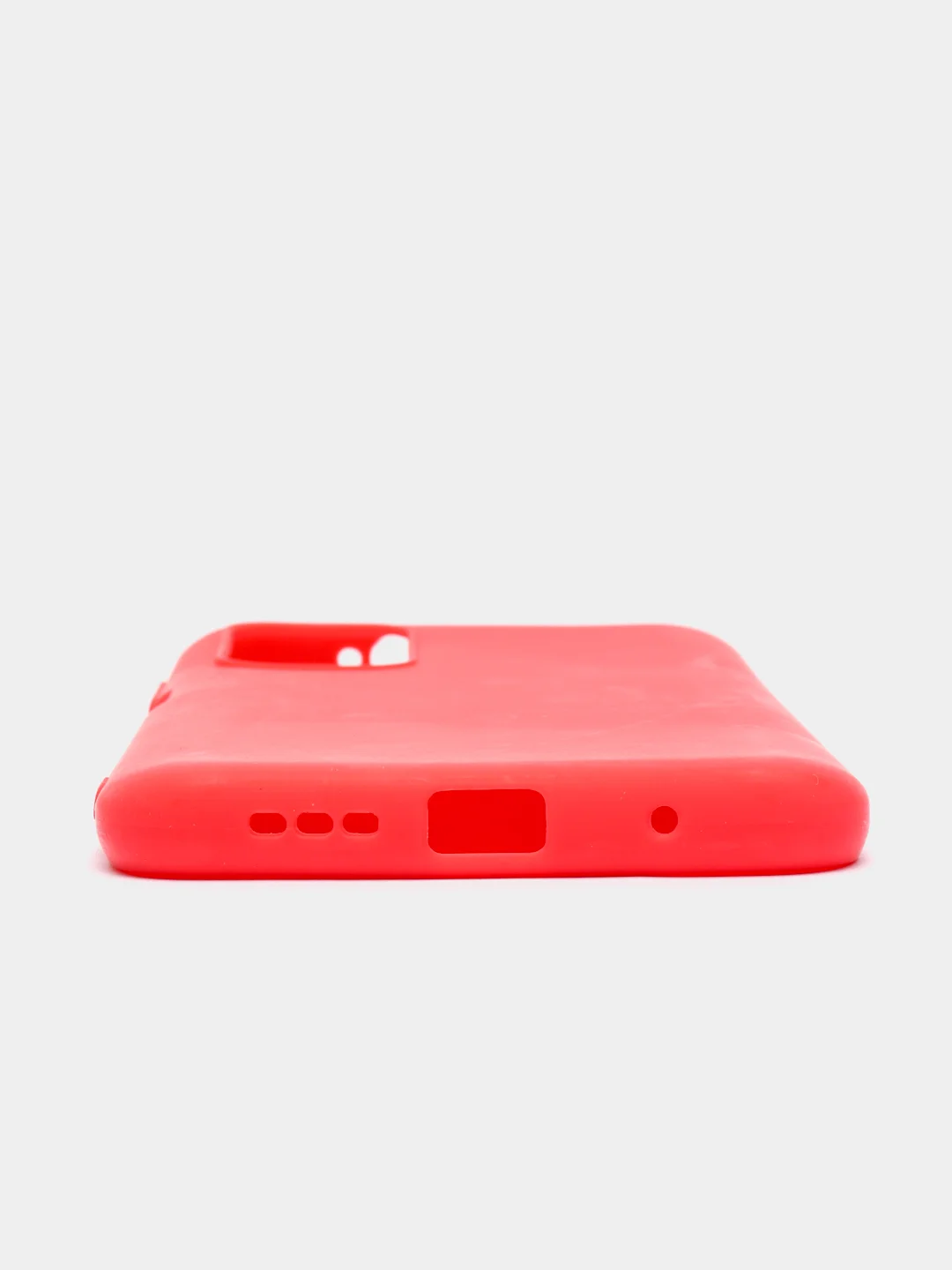 Красный чехол силиконовый матовый для Xiaomi Pocofone Poco M3