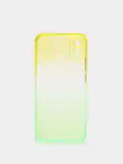 Желтый чехол для Xiaomi Poco X3, Redmi 9C, Redmi 9A, Redmi 10, неоновый, двухцветный