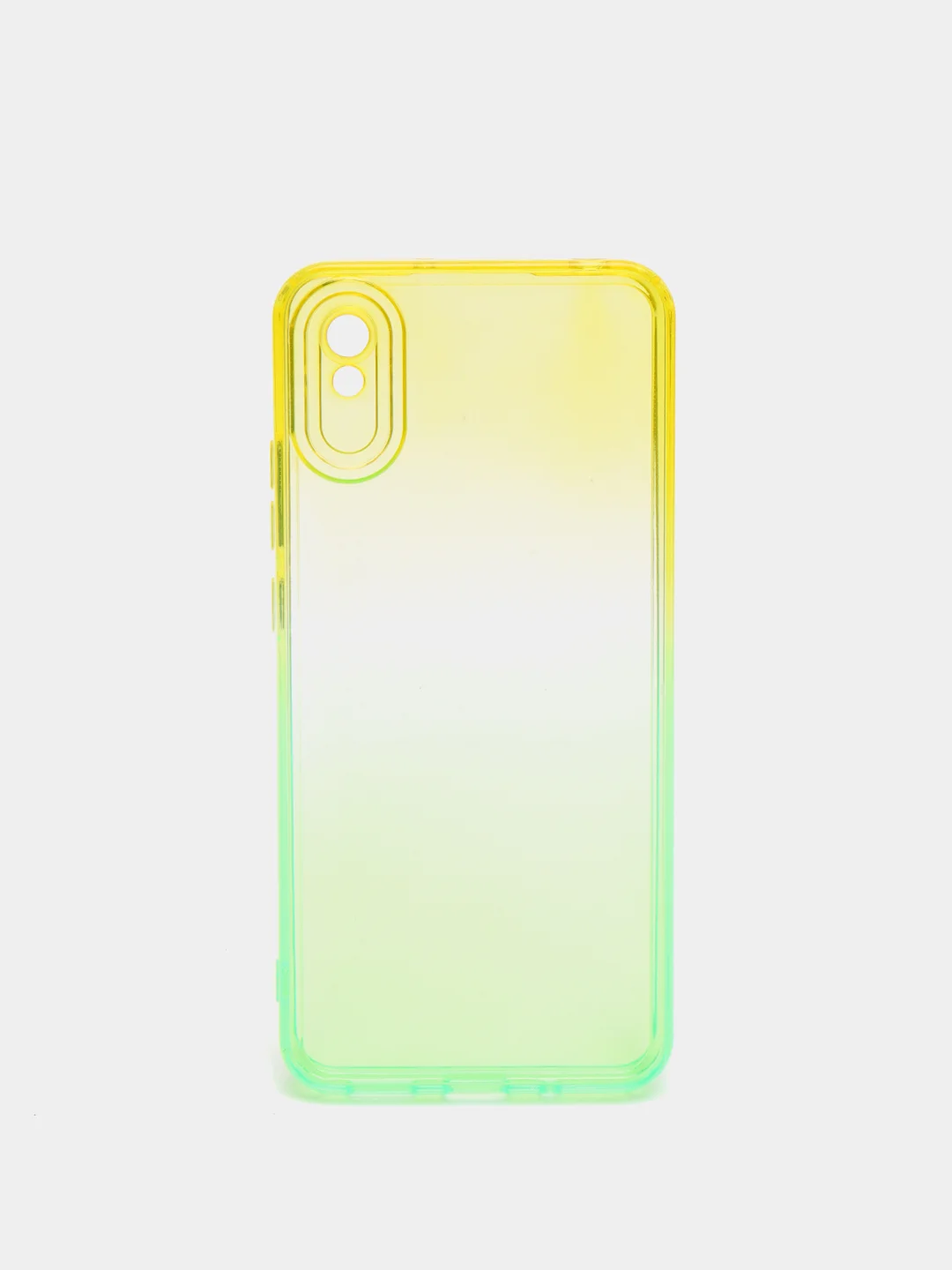Желтый чехол для Xiaomi Poco X3, Redmi 9C, Redmi 9A, Redmi 10, неоновый, двухцветный