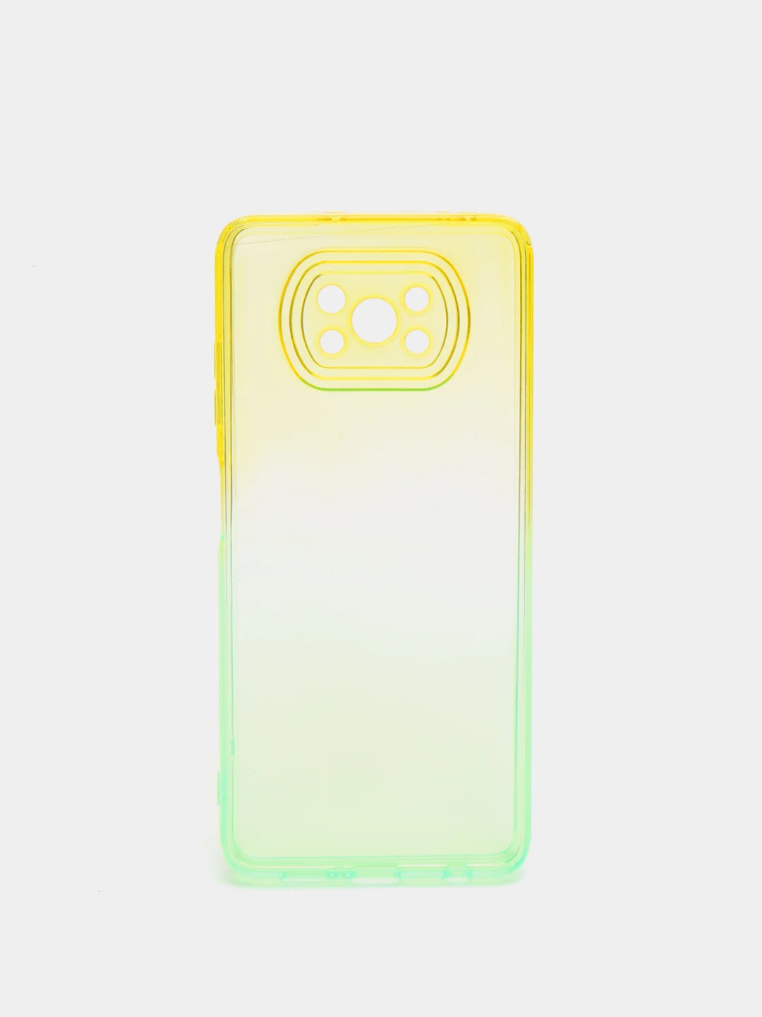 Желтый чехол для Xiaomi Poco X3, Redmi 9C, Redmi 9A, Redmi 10, неоновый, двухцветный