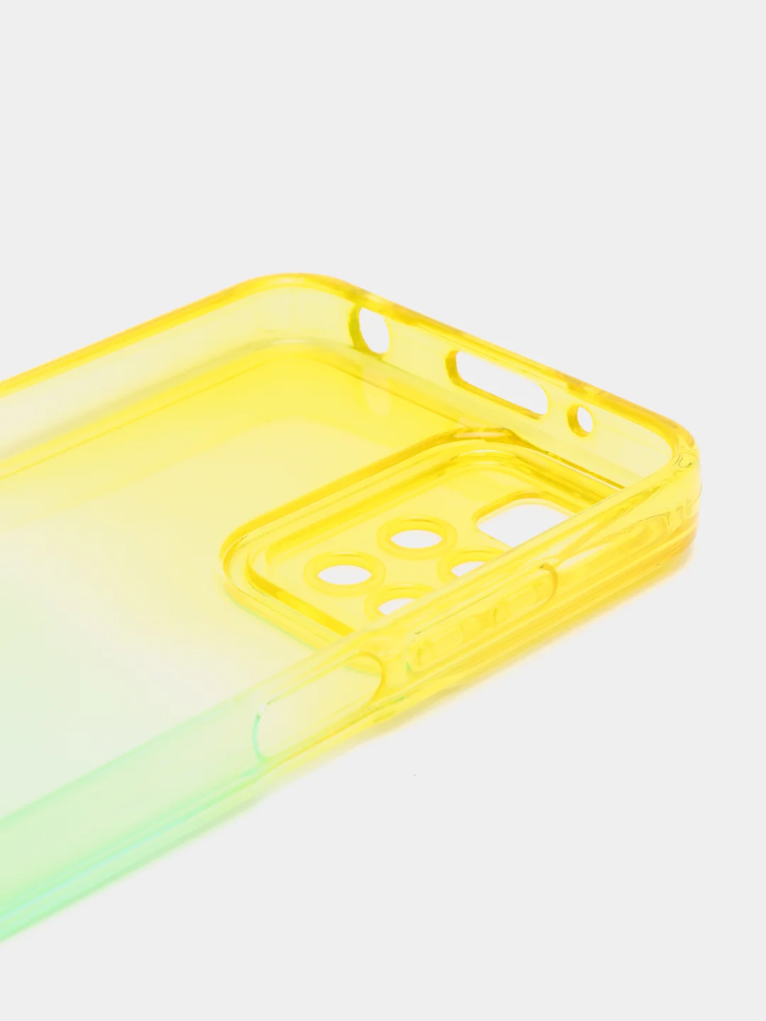 Желтый чехол для Xiaomi Poco X3, Redmi 9C, Redmi 9A, Redmi 10, неоновый, двухцветный