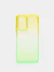 Желтый чехол для Xiaomi Poco X3, Redmi 9C, Redmi 9A, Redmi 10, неоновый, двухцветный