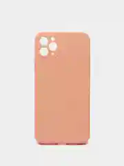 Розовый чехол силиконовый с защитой камеры для Apple iPhone 11 Pro Max, с бархатной подкладкой