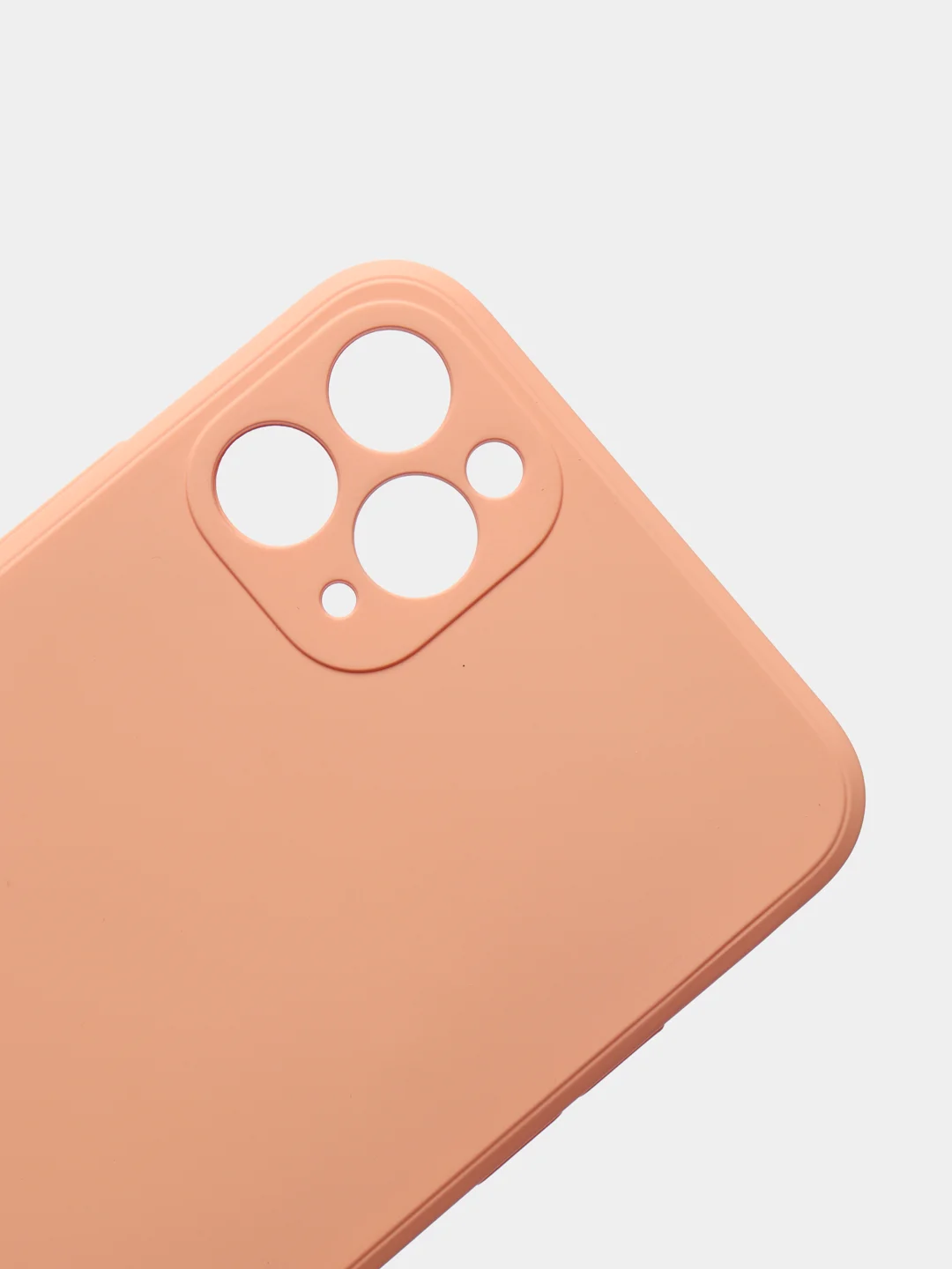 Розовый чехол силиконовый с защитой камеры для Apple iPhone 11 Pro Max, с бархатной подкладкой