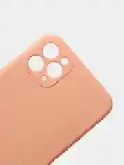 Розовый чехол силиконовый с защитой камеры для Apple iPhone 11 Pro Max, с бархатной подкладкой
