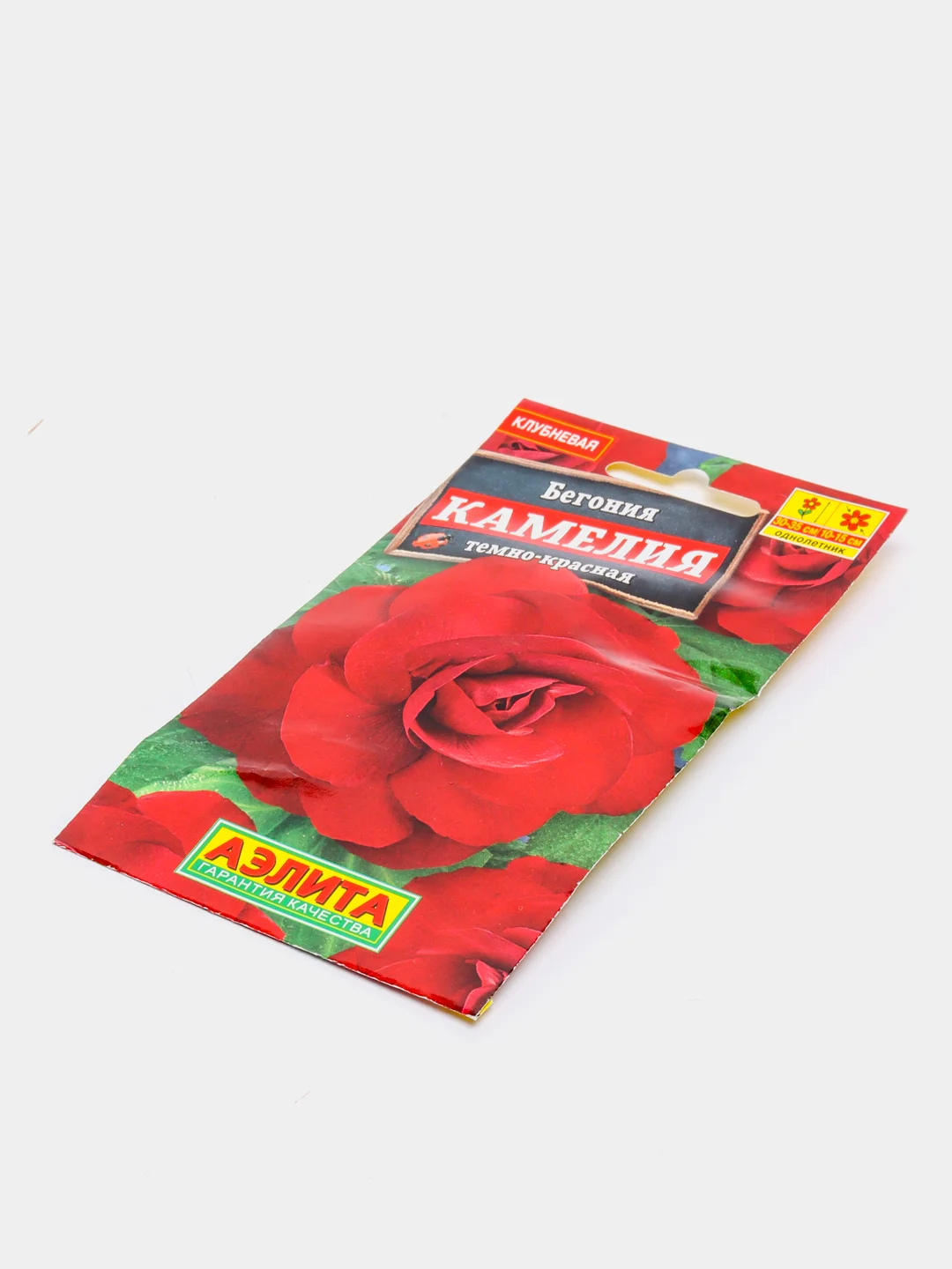 Семена Бегония "Камелия" темно-красная