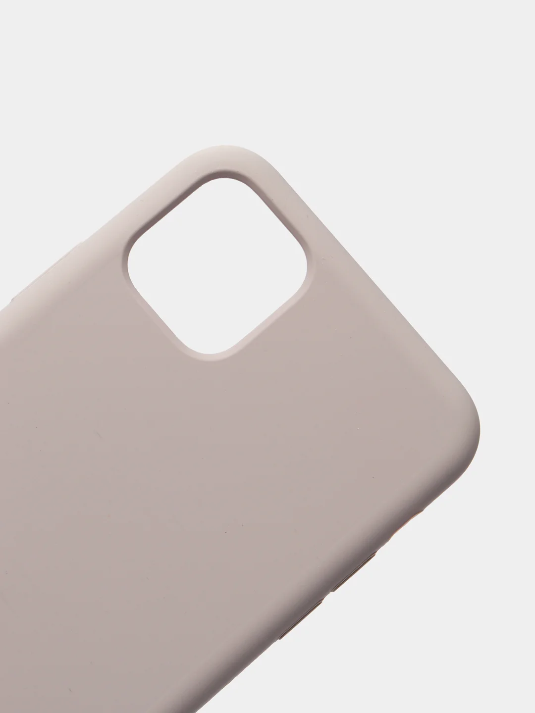 Бежевый чехол силиконовый для Apple iPhone 12Pro/12Mini/12/7/8