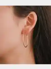 Золотой серьги кольца  "Конго"