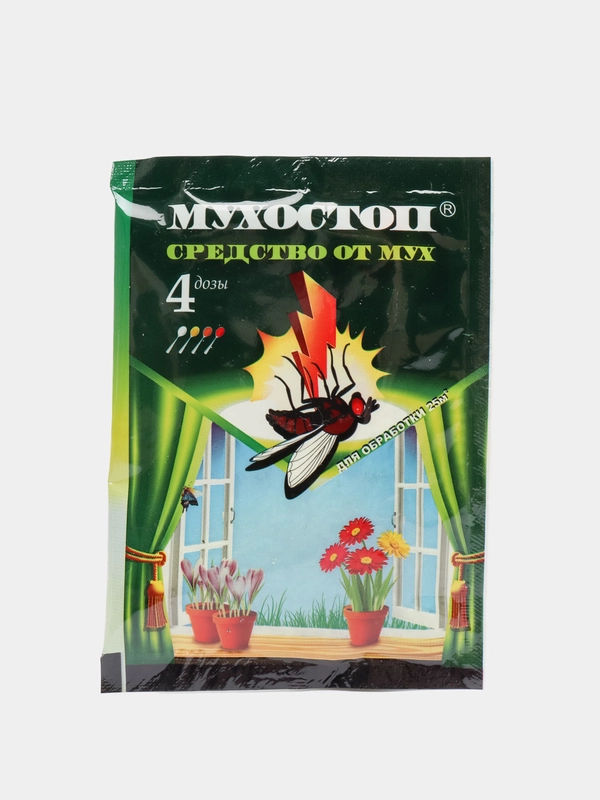 Средство от мух МУХОСТОП, 4 дозы