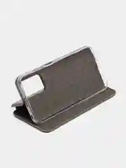 Серебряный чехол-книжка Xiaomi Redmi 10, Сяоми Редми 10