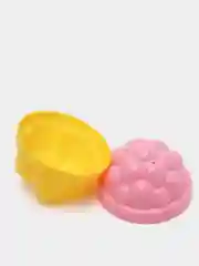 Розовый набор для песочницы, ведро, лопатка, грабли, формочки, набор "Песочница"