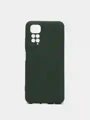 Тёмно-зелёный чехол силиконовый Xiaomi Redmi Note 11 4G, Redmi Note 11S, Сяоми Редми Нот 11 4G, 11С