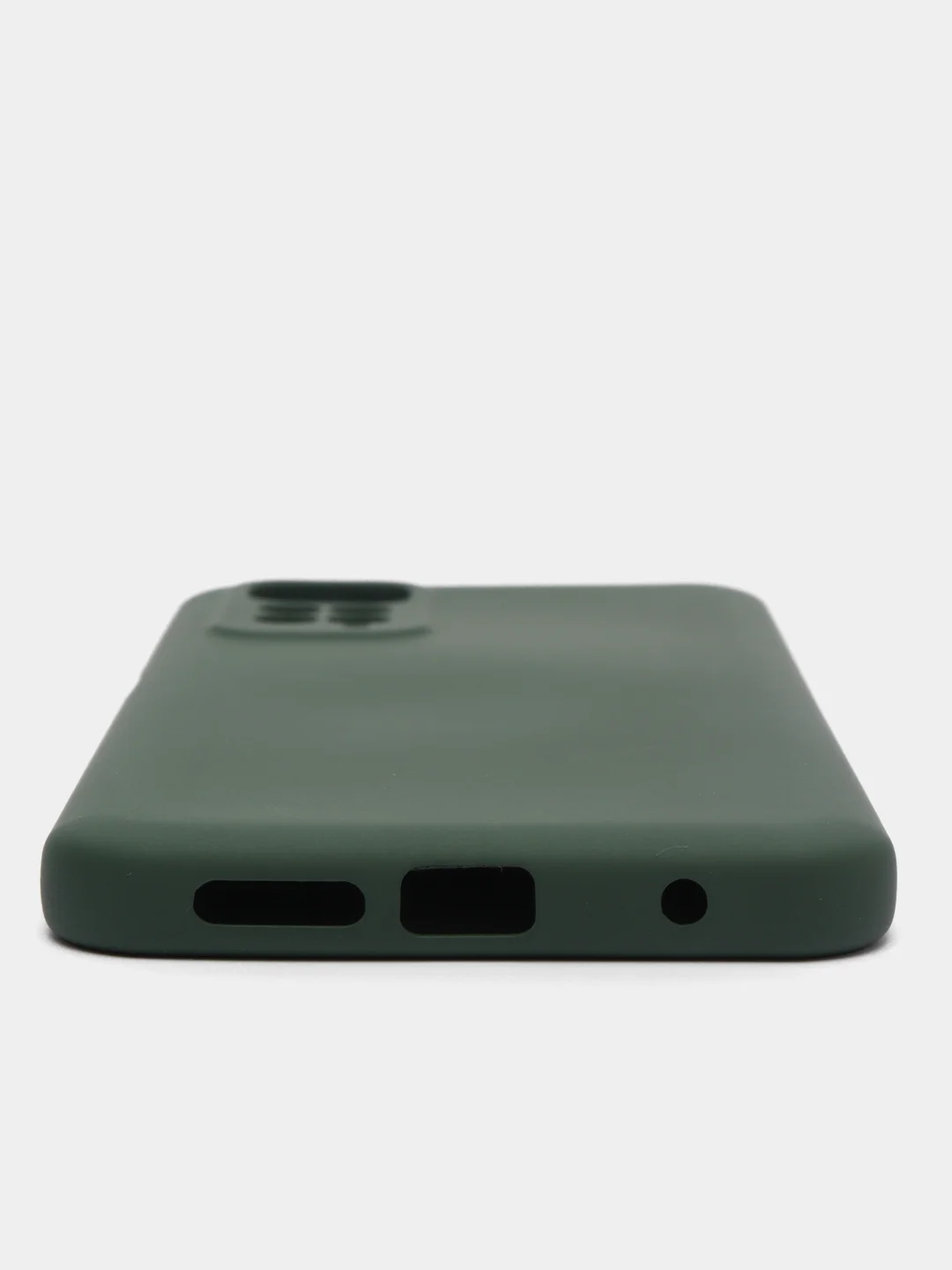 Тёмно-зелёный чехол силиконовый Xiaomi Redmi Note 11 4G, Redmi Note 11S, Сяоми Редми Нот 11 4G, 11С
