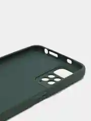 Тёмно-зелёный чехол силиконовый Xiaomi Redmi Note 11 4G, Redmi Note 11S, Сяоми Редми Нот 11 4G, 11С