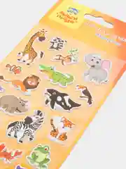 Наклейки объемные "Зверята"