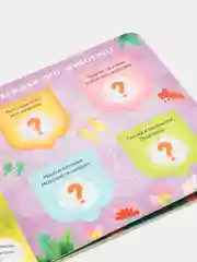 Фиолетовый книга для детей с окошками, 10 стр