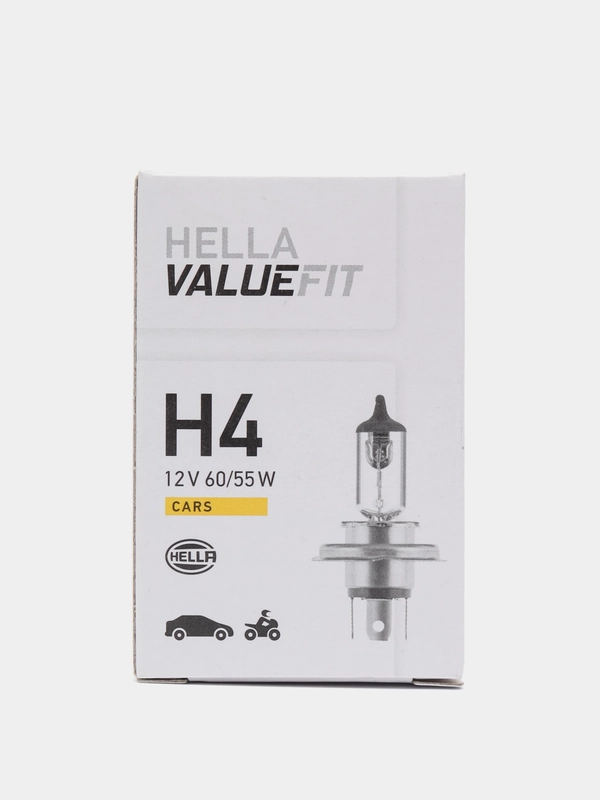 Автомобильная лампа Hella Valuefit, H4, 12V, 60/55W