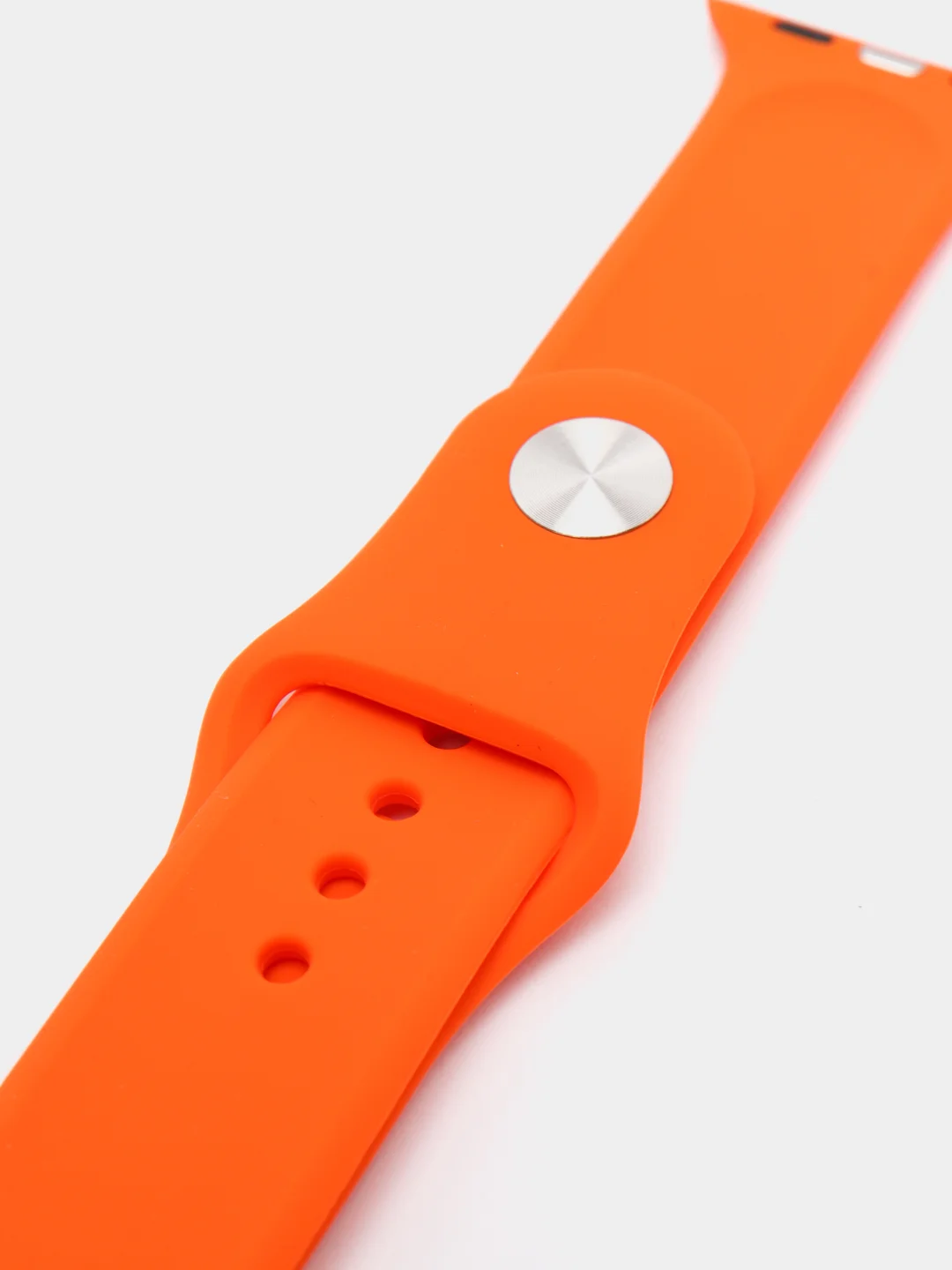 Оранжевый силиконовый ремешок для Apple Watch 3, 4, 5, 6, 7 SE на 38/40 и 42/44