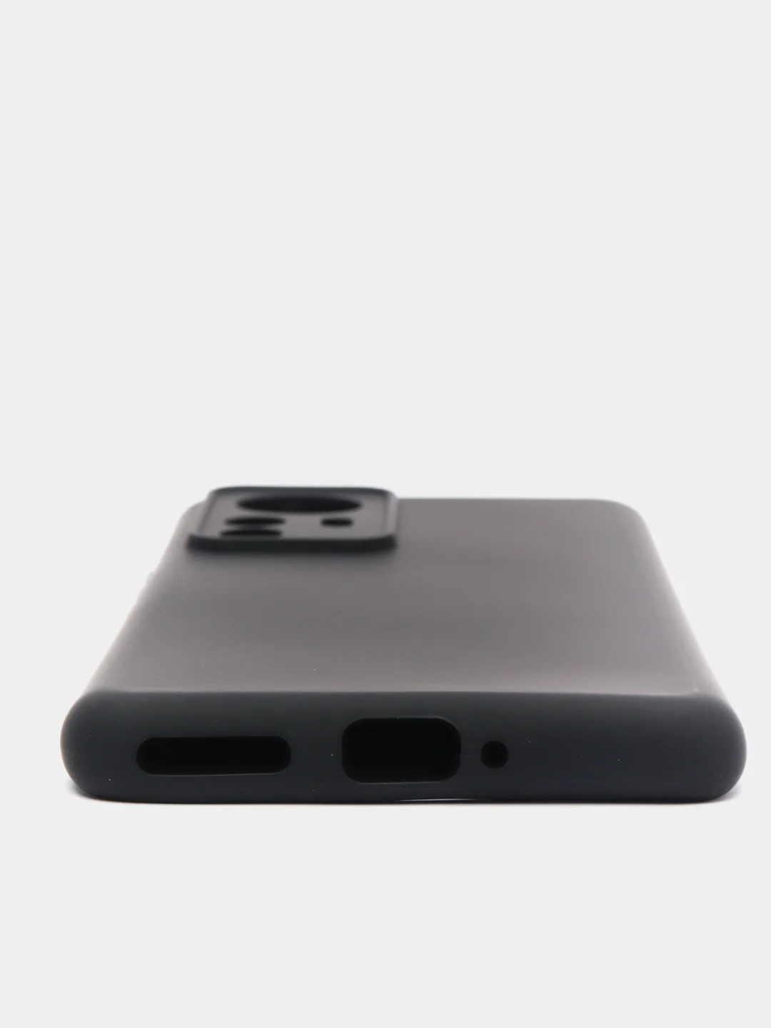 Черный чехол Xiaomi 12 Pro, Сяоми 12 Про, силиконовый, цветной, с мягким подкладом