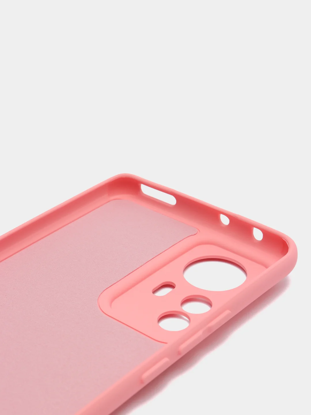 Коралловый чехол Xiaomi 12 Pro, Сяоми 12 Про, силиконовый, цветной, с мягким подкладом