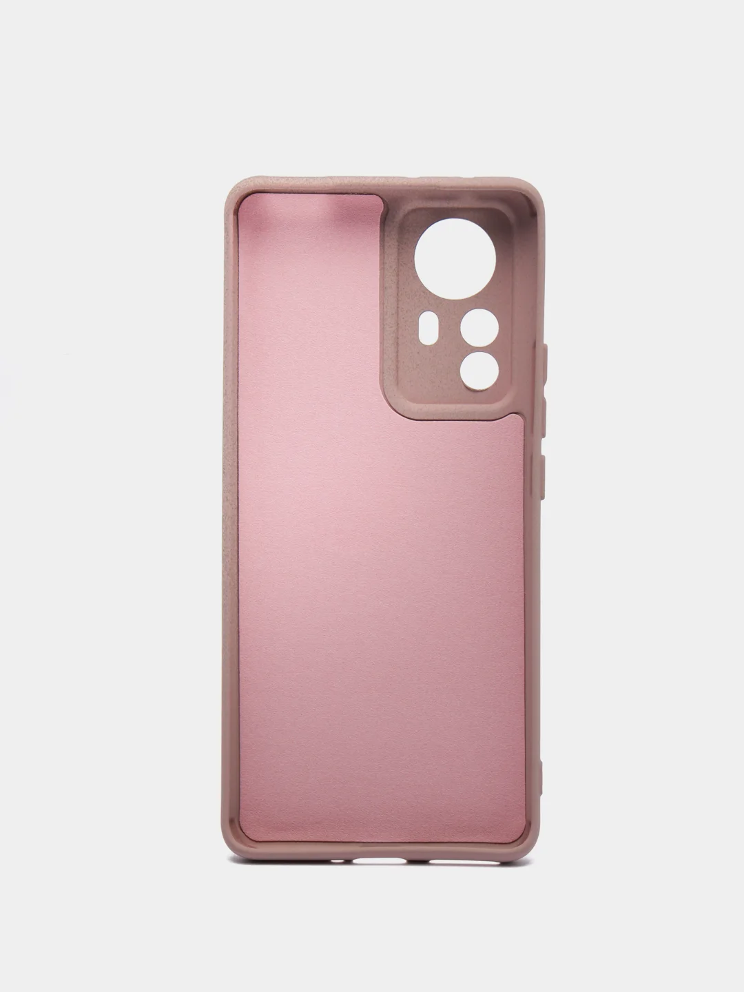 Бежевый чехол Xiaomi 12 Pro, Сяоми 12 Про, силиконовый, цветной, с мягким подкладом