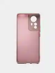 Бежевый чехол Xiaomi 12 Pro, Сяоми 12 Про, силиконовый, цветной, с мягким подкладом