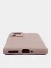 Бежевый чехол Xiaomi 12 Pro, Сяоми 12 Про, силиконовый, цветной, с мягким подкладом