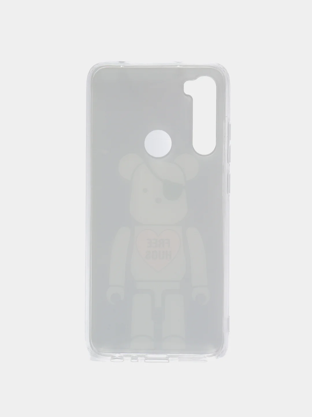 Фиолетовый чехол Xiaomi Redmi Note 8 / Redmi Note 8 2021 силиконовый с рисунком
