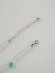 Мятный чокер из бисера