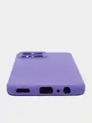 Фиолетовый чехол Honor X8 4G, Хонор Х8 4Г силиконовый, цветной с мягким подкладом