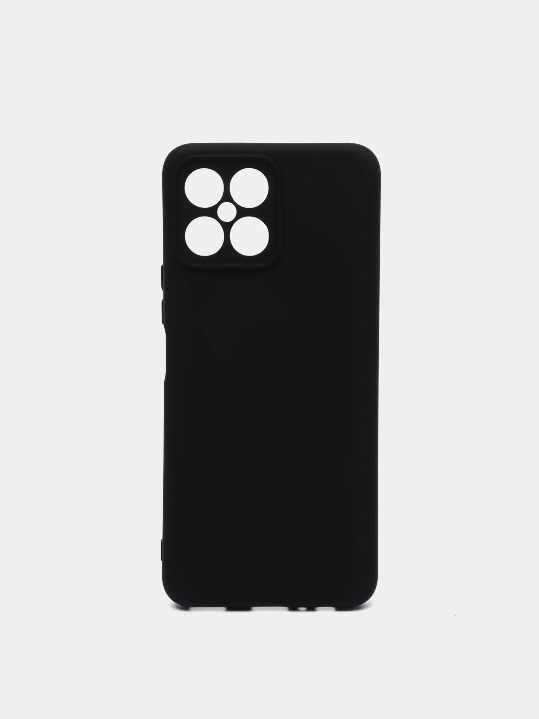 Черный чехол Honor X8 4G, Хонор Х8 4Г силиконовый, цветной с мягким подкладом