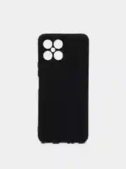 Черный чехол Honor X8 4G, Хонор Х8 4Г силиконовый, цветной с мягким подкладом