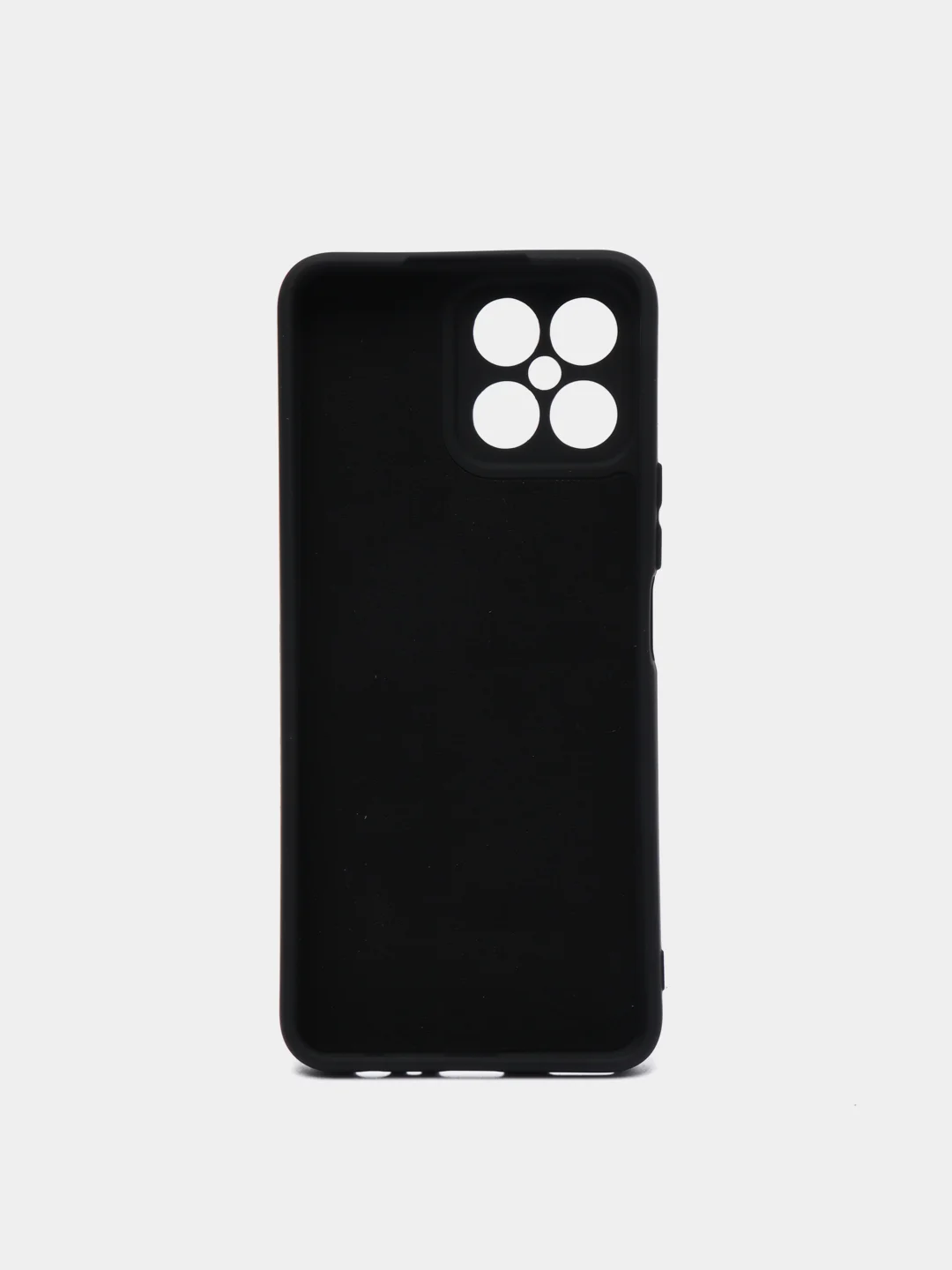Черный чехол Honor X8 4G, Хонор Х8 4Г силиконовый, цветной с мягким подкладом