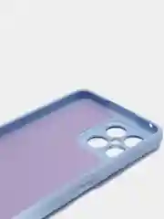Голубой чехол Honor X8 4G, Хонор Х8 4Г силиконовый, цветной с мягким подкладом