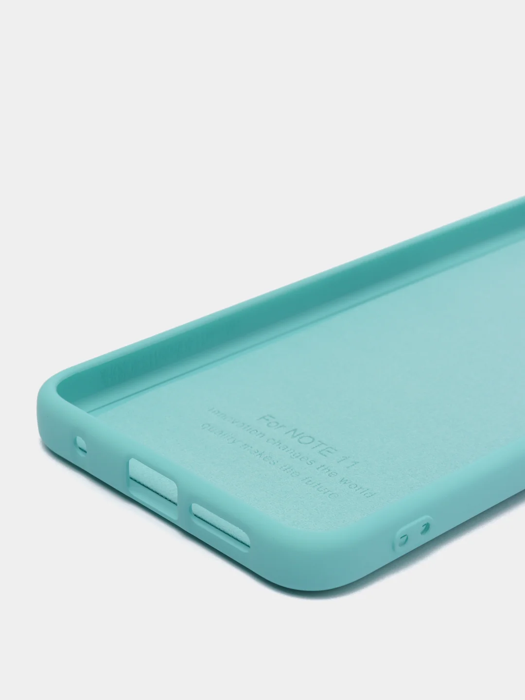 Бирюзовый чехол силиконовый Xiaomi Redmi Note 11 4G, Redmi Note 11S, Сяоми Редми Нот 11 4G, 11С