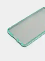 Бирюзовый чехол блестящий Samsung Galaxy S21, накладка c блёстками Самсунг S 21