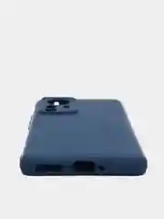 Темно-синий чехол Xiaomi 12 Pro, Сяоми 12 Про, силиконовый, цветной, с мягким подкладом