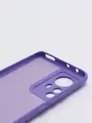 Фиолетовый чехол Xiaomi 12 Pro, Сяоми 12 Про, силиконовый, цветной, с мягким подкладом