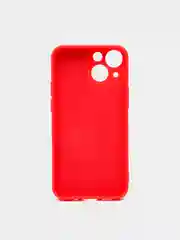 Красный силиконовый чехол с шёлковым покрытием для iPhone 13 Mini, 13 Pro Max