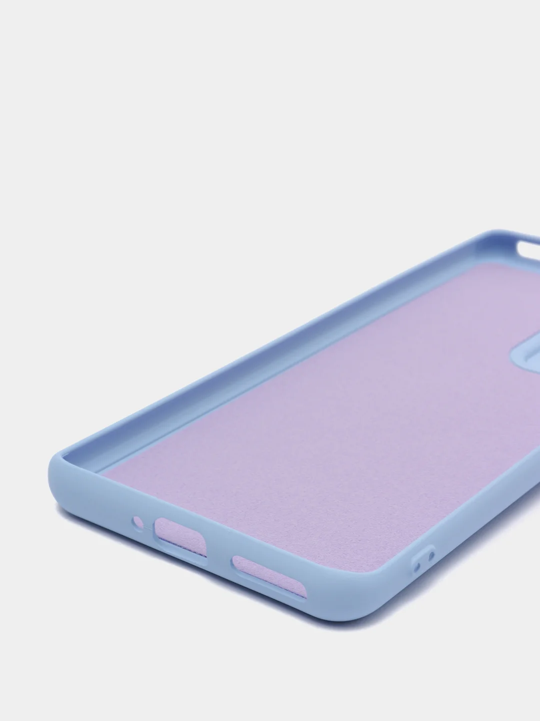 Голубой чехол Xiaomi 12 Pro, Сяоми 12 Про, силиконовый, цветной, с мягким подкладом