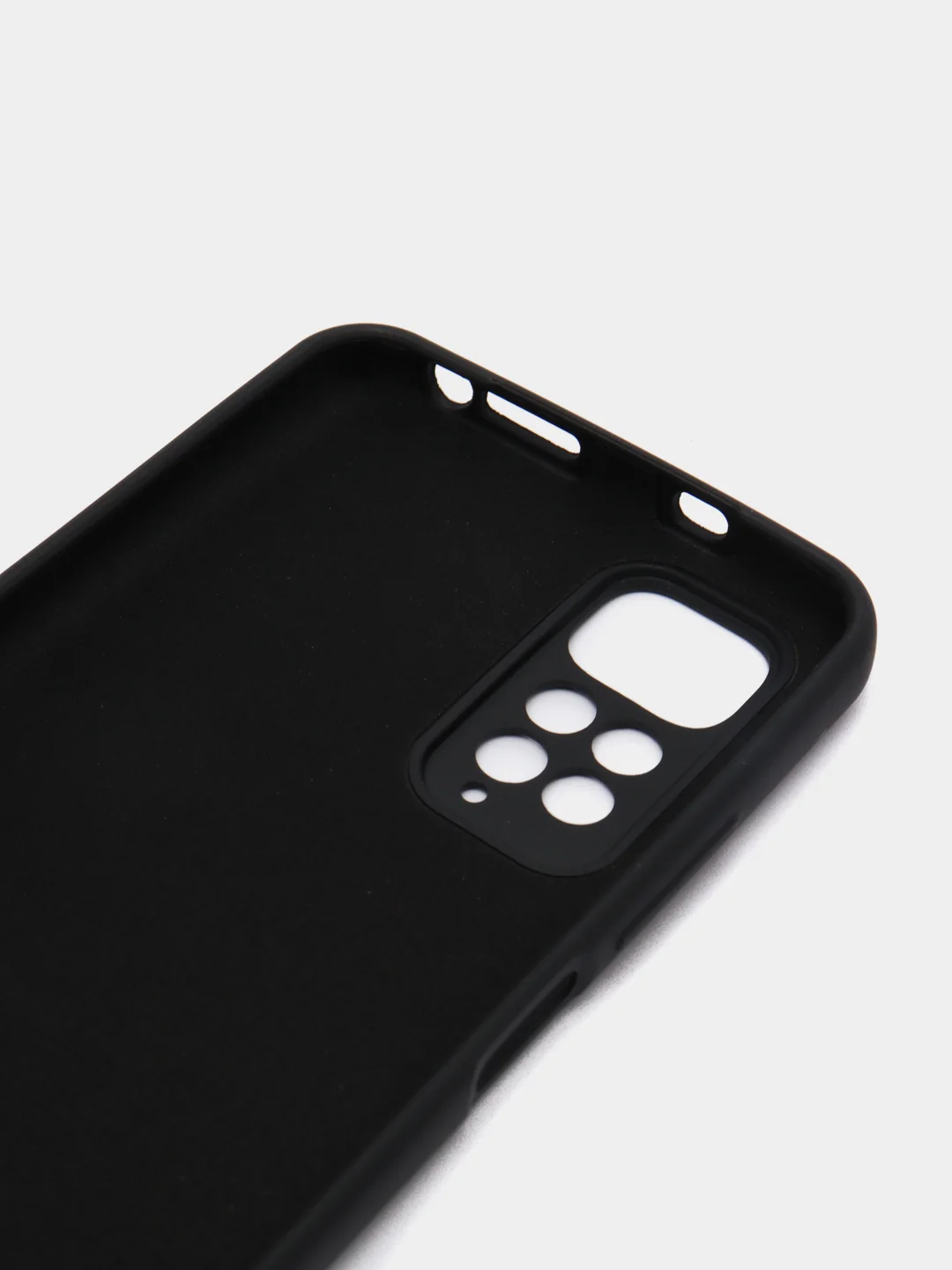 Черный чехол силиконовый Xiaomi Redmi Note 11 4G, Redmi Note 11S, Сяоми Редми Нот 11 4G, 11С