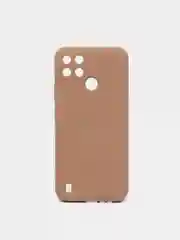Бежевый чехол силиконовый для Realme C21Y, Realme C25Y Реалми С21У / С25У Silicone Cover