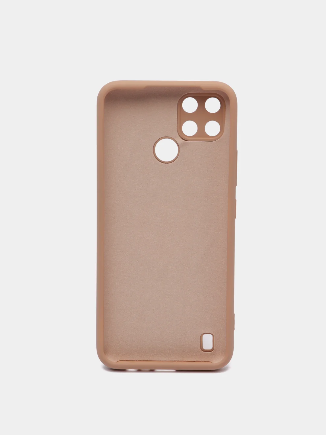 Бежевый чехол силиконовый для Realme C21Y, Realme C25Y Реалми С21У / С25У Silicone Cover