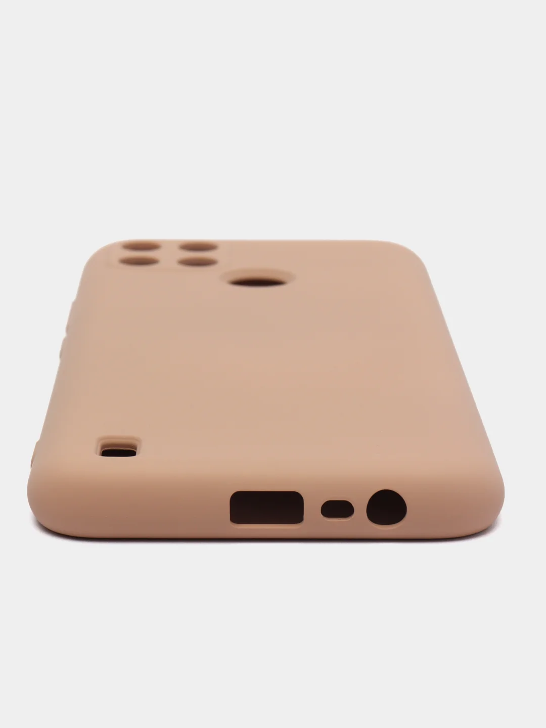 Бежевый чехол силиконовый для Realme C21Y, Realme C25Y Реалми С21У / С25У Silicone Cover