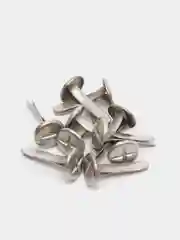 Серебряный брадс фигурный для творчества и скрапбукинга, 10 штук