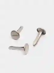 Серебряный брадс фигурный для творчества и скрапбукинга, 10 штук