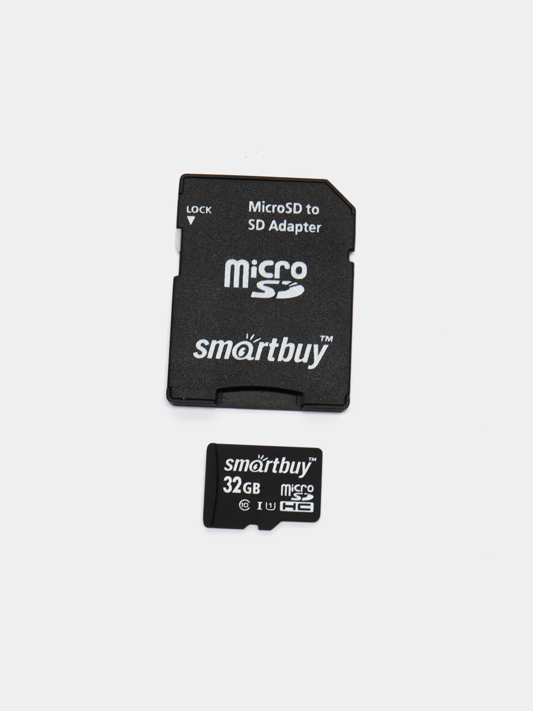 Карта памяти 32 GB SmartBuy microSDHC Сlass 10 (с адаптером SD)